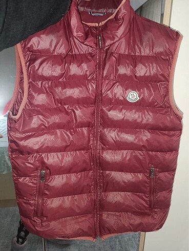 xl Beden bordo Renk Bordo Moncler Yelek