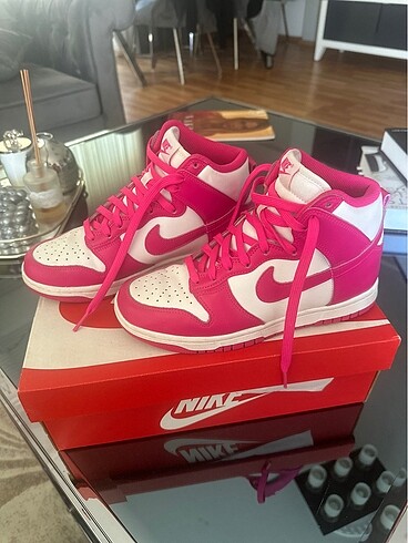 Nike Nike Dunk High White/Pink Prime