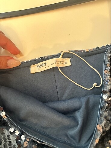 Pull and Bear Pullu Mini Elbise