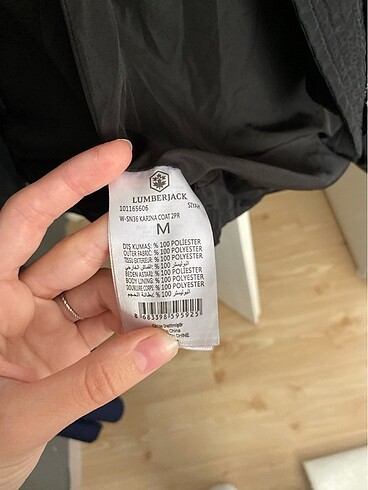 m Beden siyah Renk Kışlık mont
