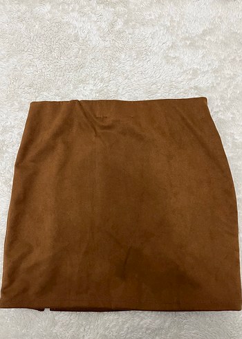 Koton Süet Mini Etek - Görsel 2