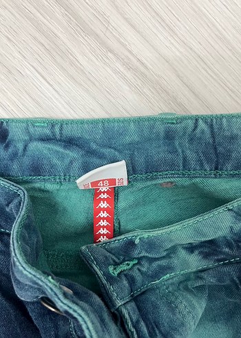 Kadın Bağlama Desenli Gevşek Kesim Jean - Görsel 3