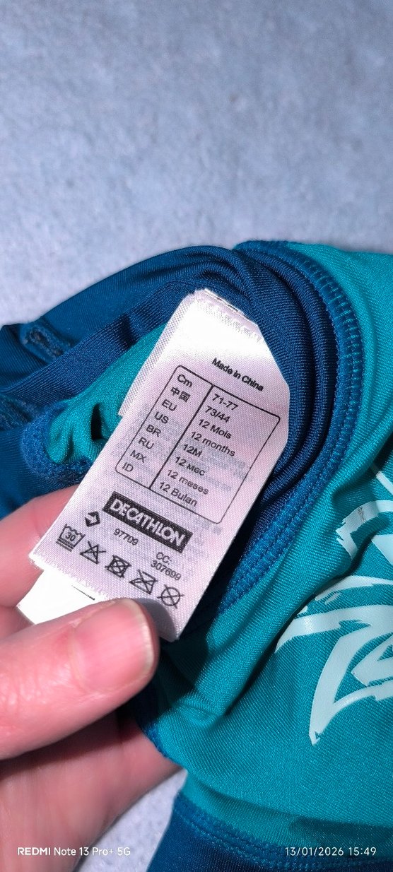 Erkek Çocuk Turkuaz Kısa Kollu Mayo - Görsel 3