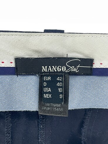 42 Beden lacivert Renk Mango Kumaş Pantolon %70 İndirimli.