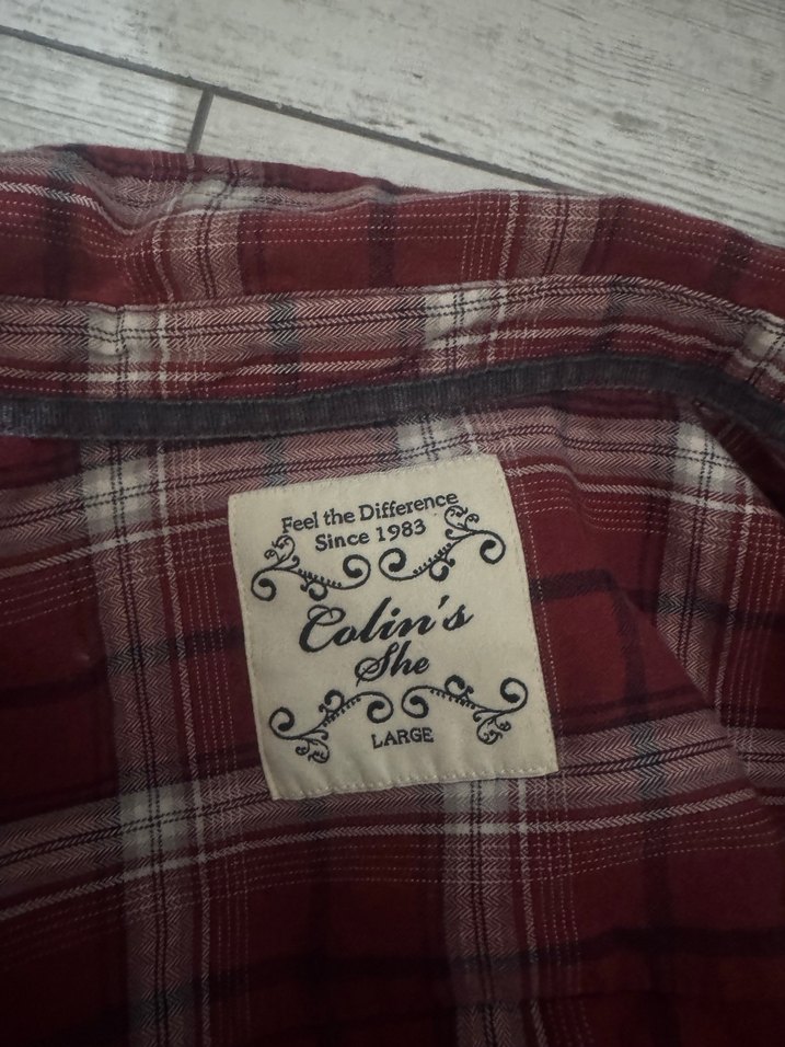 Bordo Kareli Düğmeli Kadın Gömlek - Görsel 3