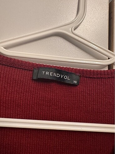 Trendyol & Milla Bordo elbise