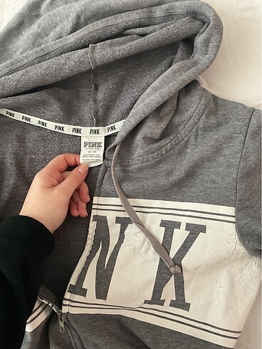 m Beden Victorias secret fermuarlı kapüşonlu ceket