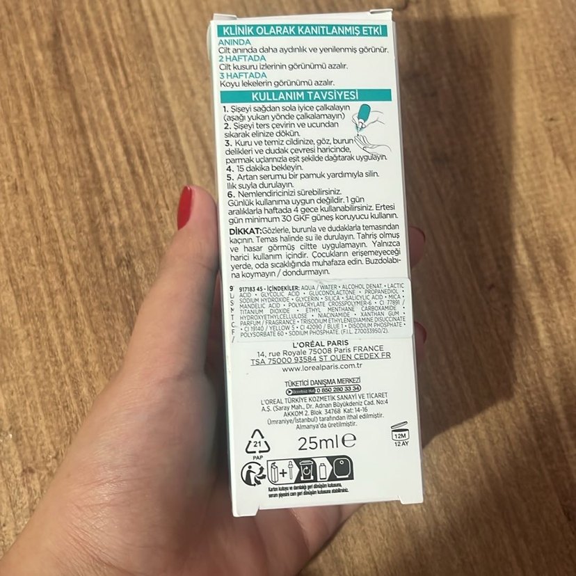 L'Oréal Paris Bright Reveal Yenileyici Peeling Serum - Görsel 2