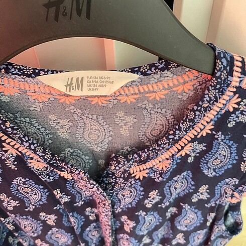 8 Yaş Beden H&M marka kız çocuk tulum