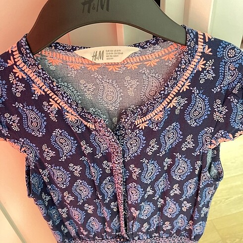 8 Yaş Beden çeşitli Renk H&M marka kız çocuk tulum