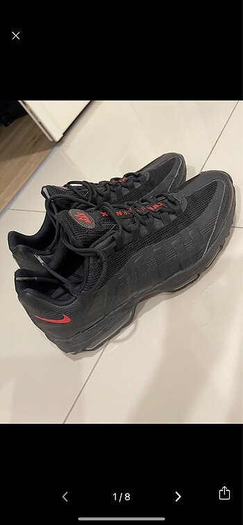 Nike Nıke marka orjinal bir kez giyilmiş spor ayakkabı