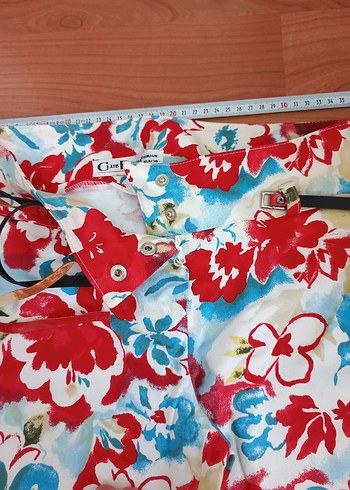 40 Beden çeşitli Renk Renkli Çiçek Desenli Bohem Kadın Kumaş Pantolon