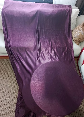 Parlak Mor Bohem Tarzı Perde - Görsel 8