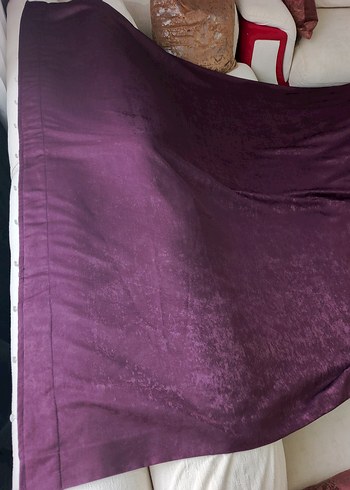 Parlak Mor Bohem Tarzı Perde - Görsel 7