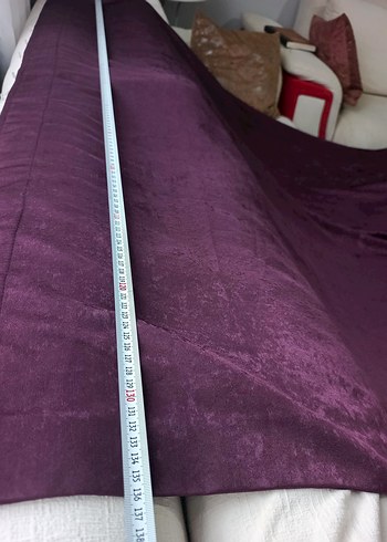 Parlak Mor Bohem Tarzı Perde - Görsel 6