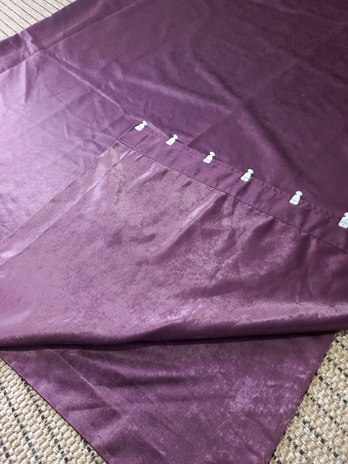 Parlak Mor Bohem Tarzı Perde - Görsel 3