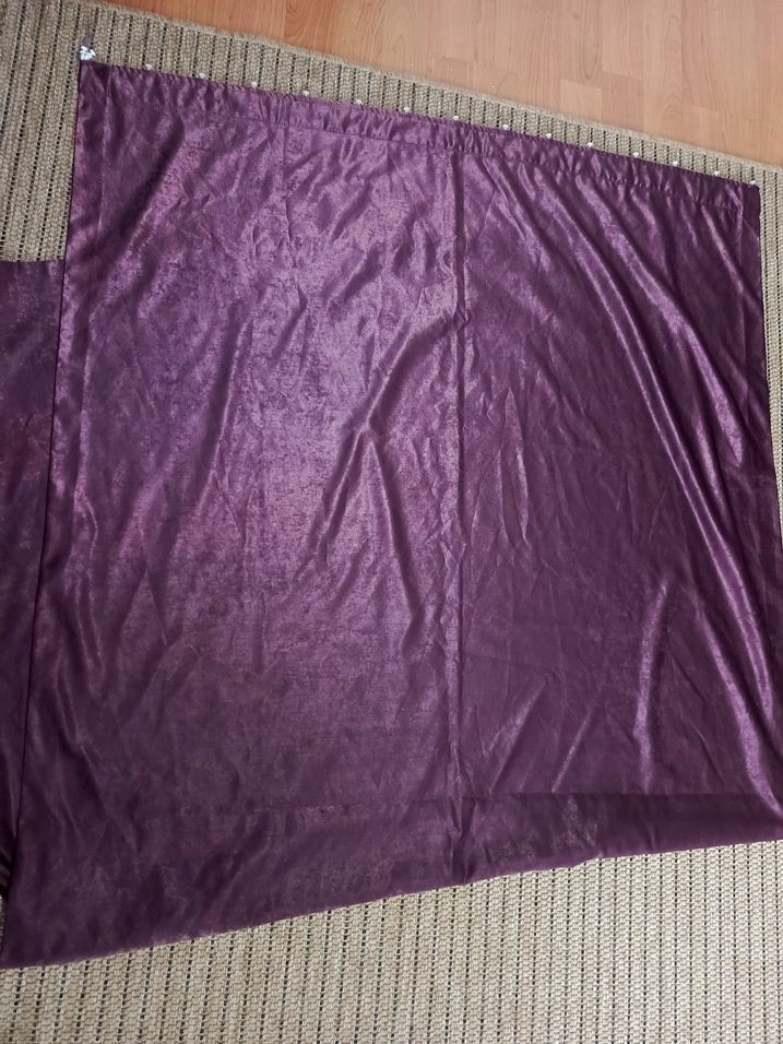 Parlak Mor Bohem Tarzı Perde - Görsel 4