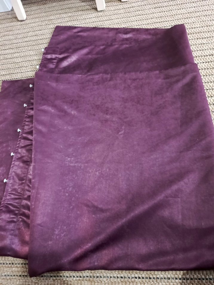 Parlak Mor Bohem Tarzı Perde - Görsel 2