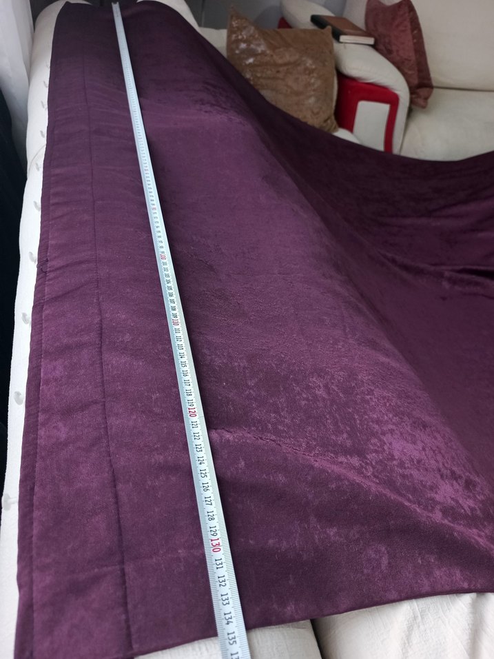 Parlak Mor Bohem Tarzı Perde - Görsel 5