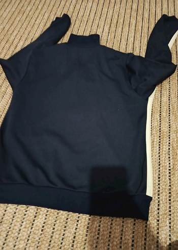 Erkek Çocuk Lacivert Fermuarlı Sweatshirt - Görsel 4