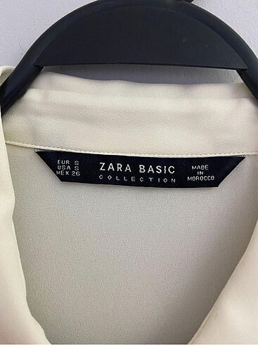 s Beden Zara krem bluz/gömlek