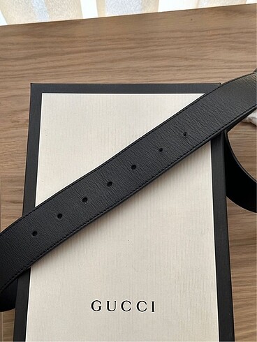 Beden siyah Renk Orijinal Gucci GG marmont kemeri