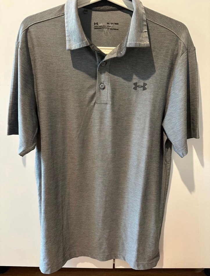 Gri Erkek Kısa Kollu Under armour Tişört - Görsel 4