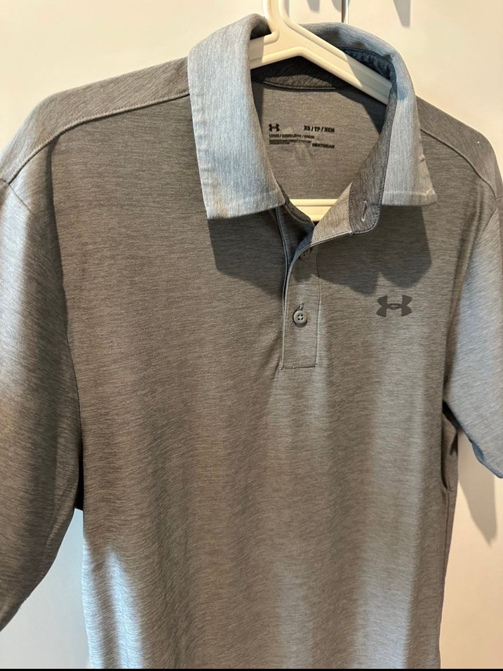 Gri Erkek Kısa Kollu Under armour Tişört - Görsel 3