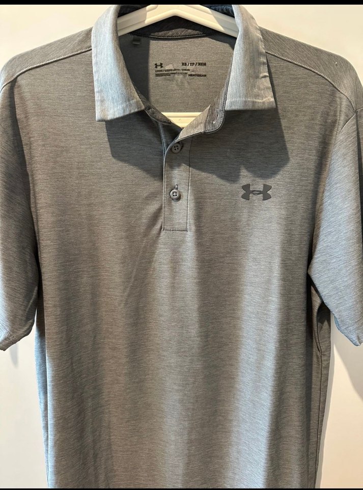 Gri Erkek Kısa Kollu Under armour Tişört - Görsel 2