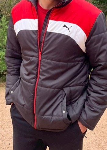 Kırmızı Siyah Puma Erkek Mont - Görsel 2