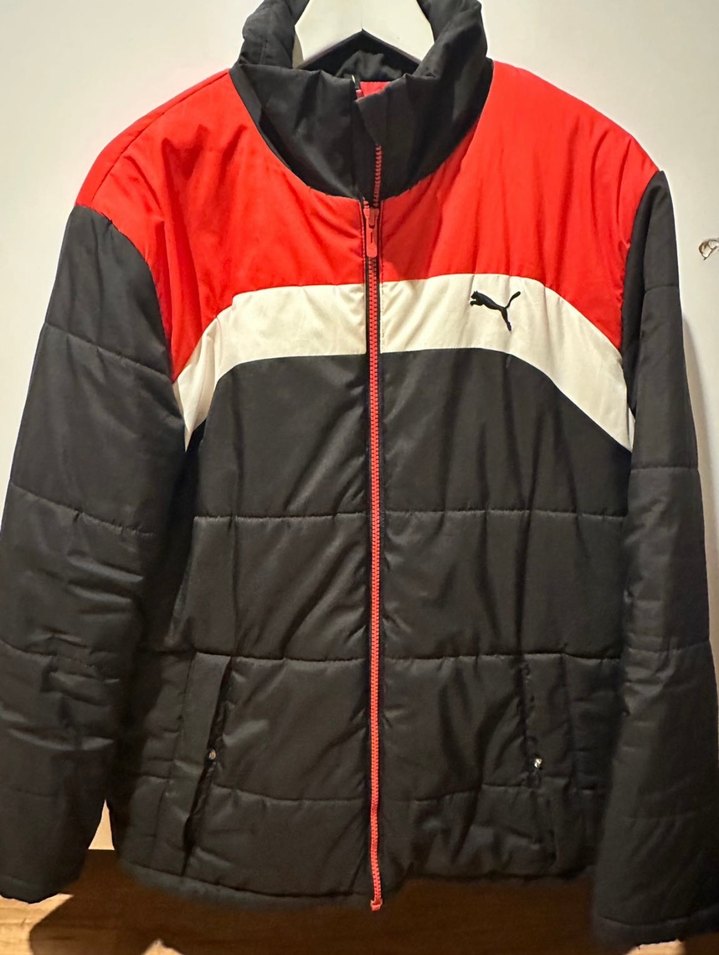 Kırmızı Siyah Puma Erkek Mont - Görsel 4