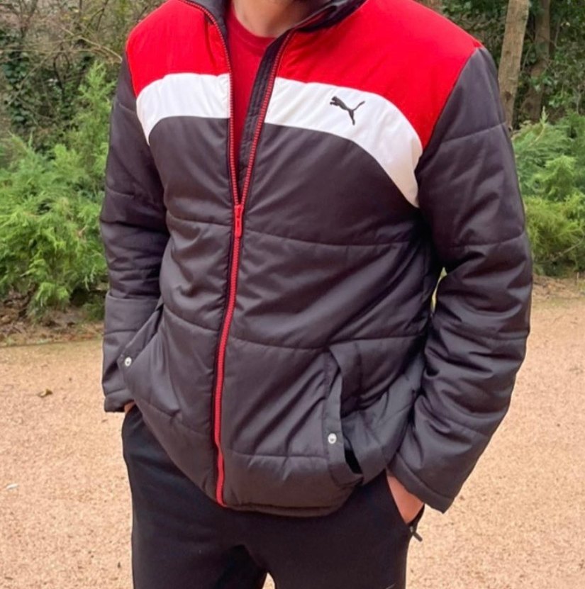 Kırmızı Siyah Puma Erkek Mont - Görsel 2