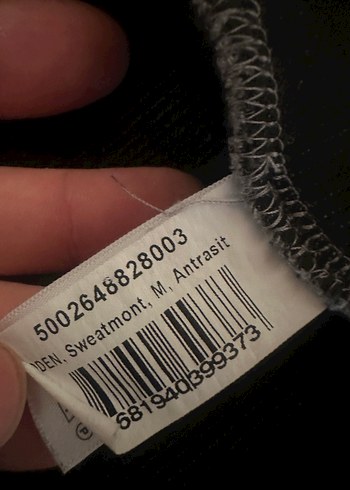 Erkek Gri Kapüşonlu Fermuarlı Sweatshirt - Görsel 5