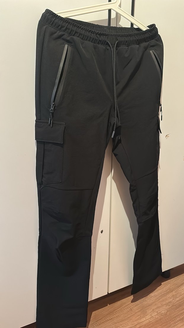 Fermuarlı Siyah Erkek Outdoor Eşofman - Görsel 2