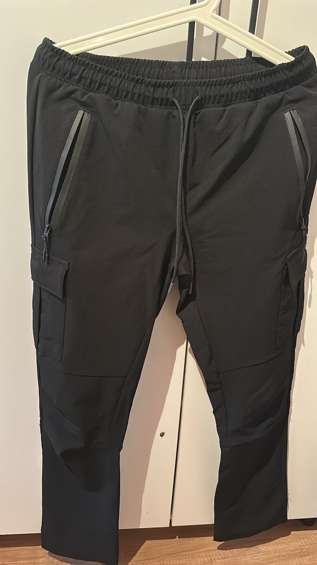 Fermuarlı Siyah Erkek Outdoor Eşofman - Görsel 3