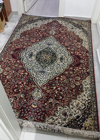 Koyu Bordo Desenli Klasik Halı - Görsel 5