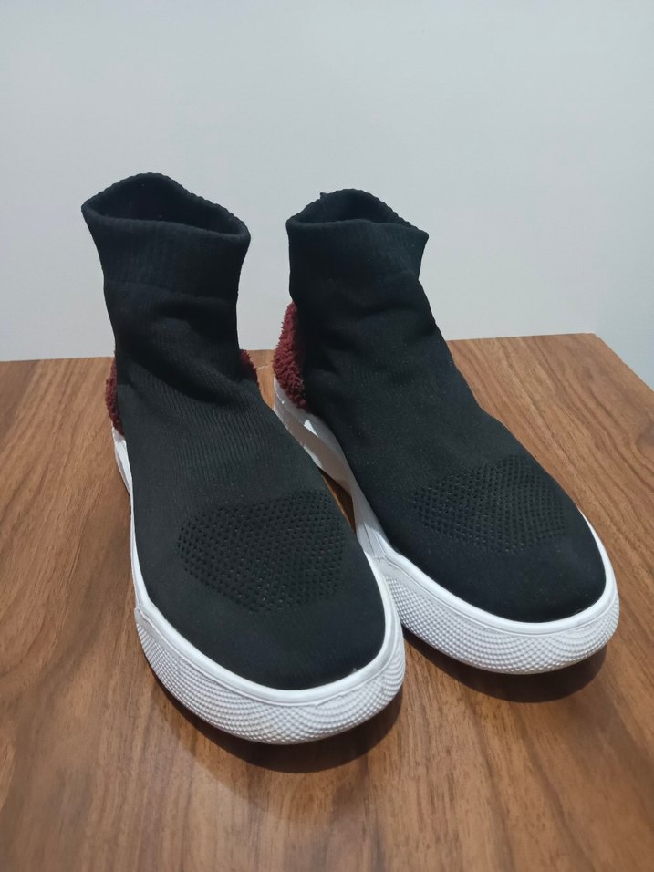 DeFacto Kadın Siyah Triko Bot / Sneaker  Az Kullanılmışı - Görsel 2