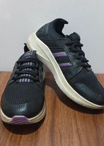 Siyah Bağcıklı Spor Ayakkabı - Görsel 2