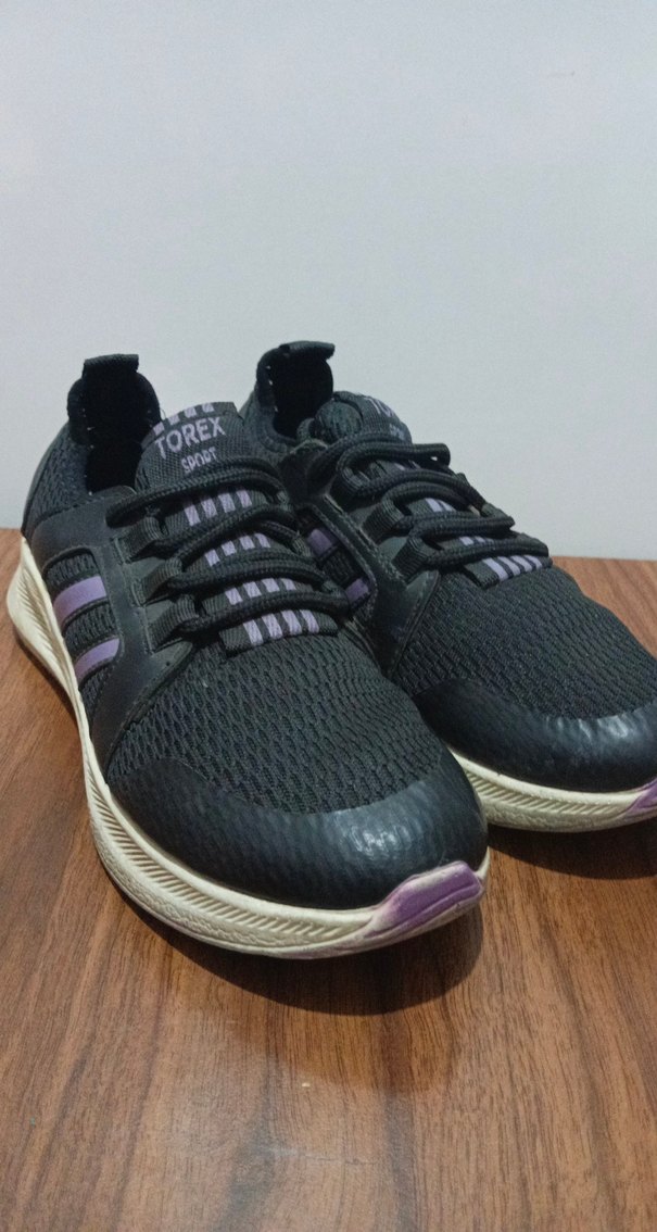 Siyah Bağcıklı Spor Ayakkabı - Görsel 3