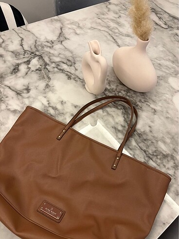 Beden kahverengi Renk Nine West Taba Renk Yeni Çanta