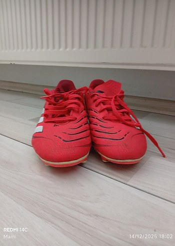 Adidas predator Kırmızı Erkek Futbol Ayakkabısı Bağcıklı - Görsel 7