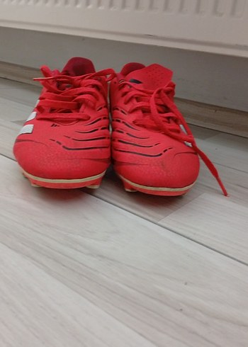 Adidas predator Kırmızı Erkek Futbol Ayakkabısı Bağcıklı - Görsel 5