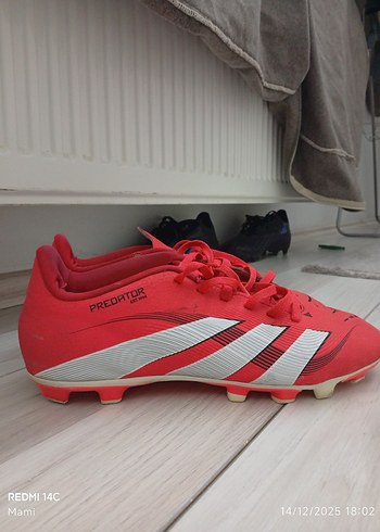 Adidas predator Kırmızı Erkek Futbol Ayakkabısı Bağcıklı - Görsel 8