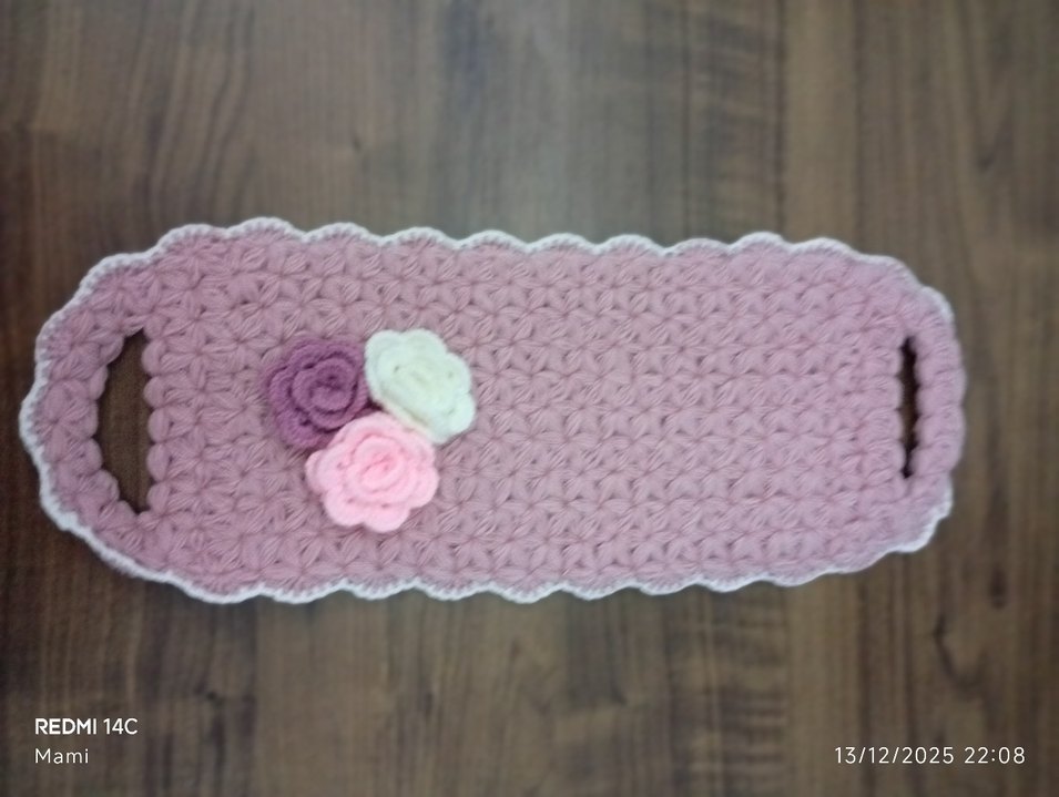 Pastel Pembe Çiçekli Banyo Süngeri - Görsel 2