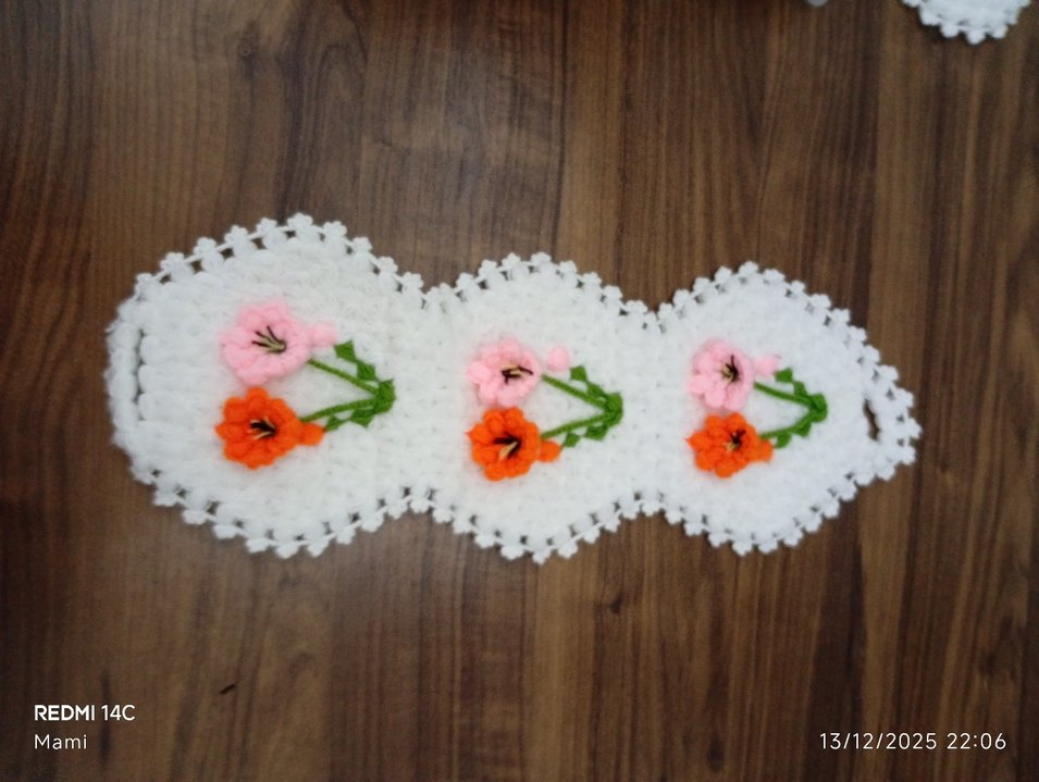 Nakışlı Beyaz Banyo lifi - Görsel 3