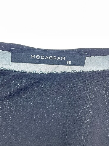 36 Beden siyah Renk Modagram Bluz %70 İndirimli.