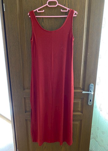 Kiremit rengi  Salaş Kadın Elbise - Görsel 2