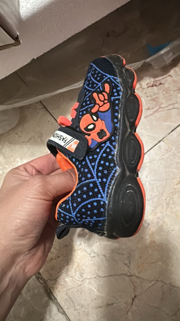 Erkek Çocuk Renkli Snake Desenli Spor Ayakkabı - Görsel 2