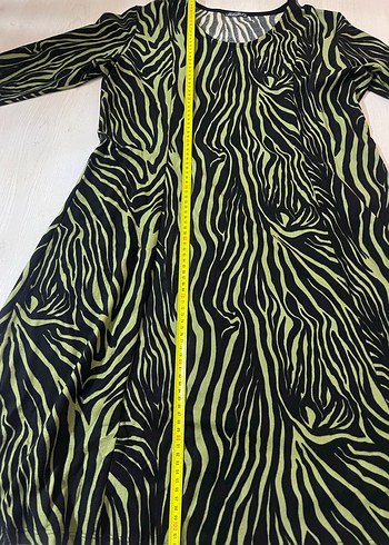 Yeşil Zebra Desenli Hamile Tunik - Görsel 2