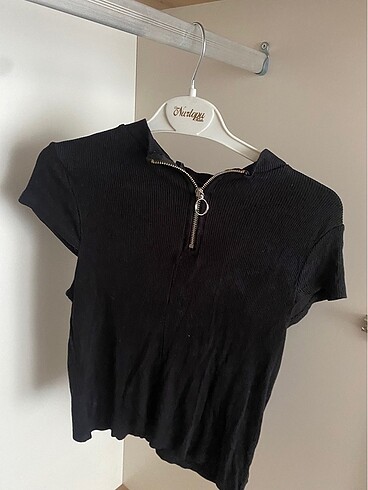 fermuarlı tshirt tarzı
